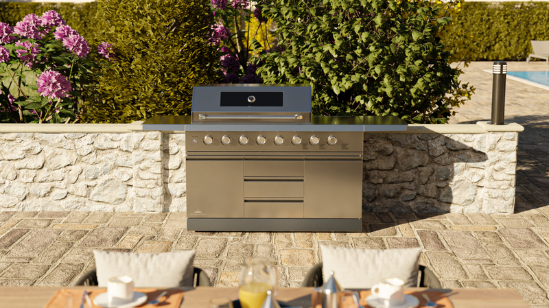 Norfolk Outdoor Kitchen Absolute 6B + Side Burner