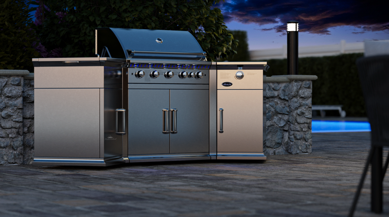 Lifestyle Bahama Island Steel Gas Barbecue