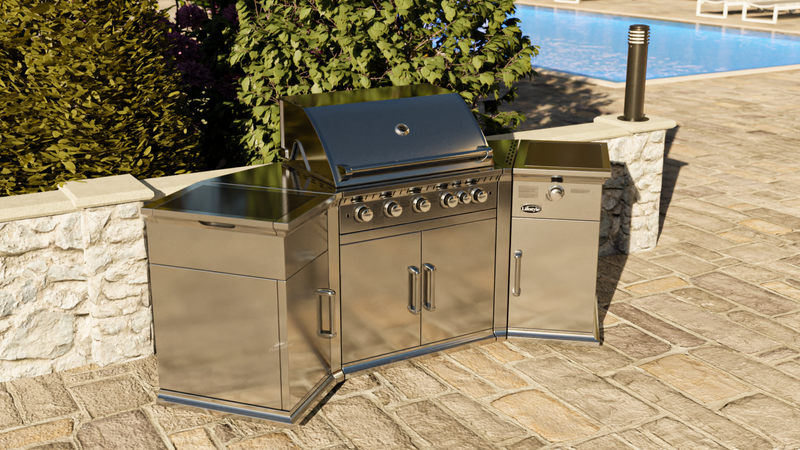 Lifestyle Bahama Island Steel Gas Barbecue