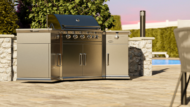Lifestyle Bahama Island Steel Gas Barbecue