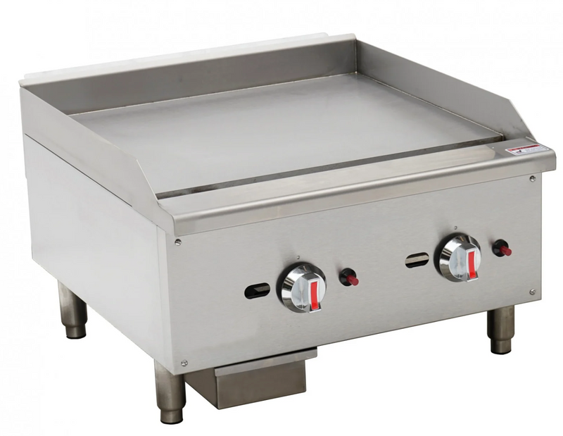 CHEFSRANGE EGG24S - 24" GAS GRIDDLE - SMOOTH PLATE