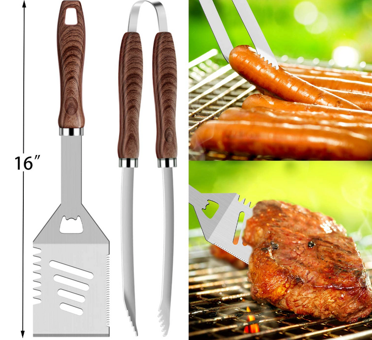 Grilling Accessories Kit, Brown