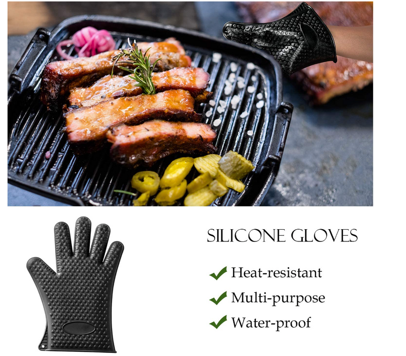 Grilling Accessories Kit, Brown