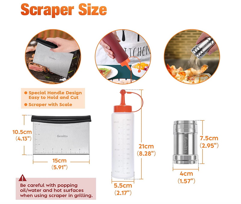 BBQ Accessories Set 10 pcs