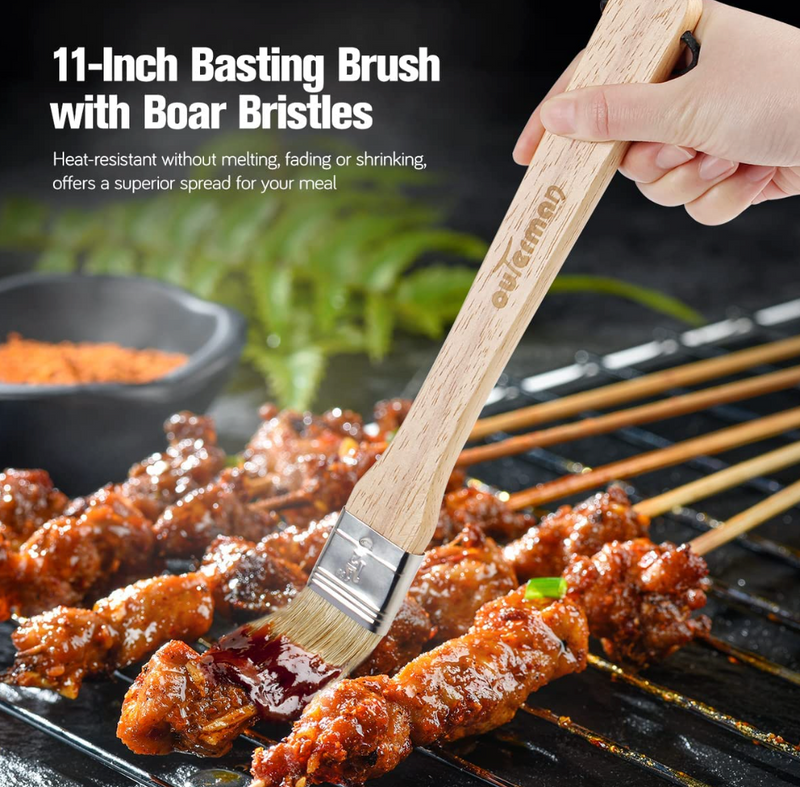 Grill Accessories BBQ Tools Set, 10 Pieces Stainless Steel Grilling Kits