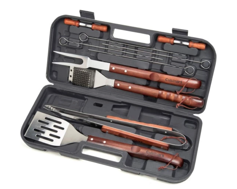 Cuisinart CGS-W13 Wooden Handle Tool Set (13-Piece), Black