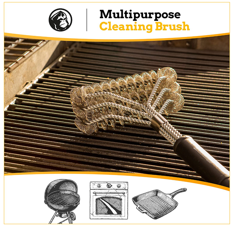 Grill Brush Bristle-Free for Barbecue - BBQ Cleaning