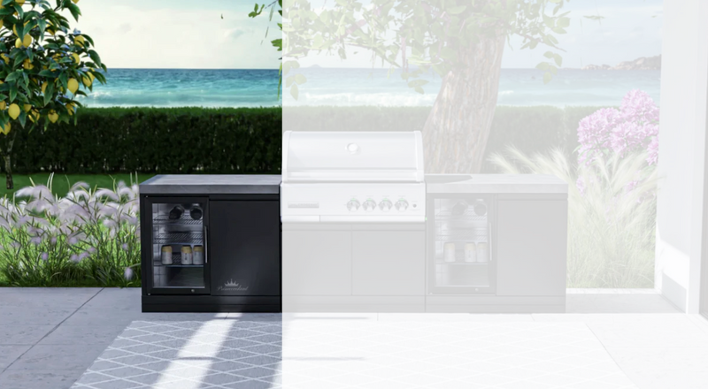 GrandPro Outdoor Fridge Module with Stone Worktop 90cm