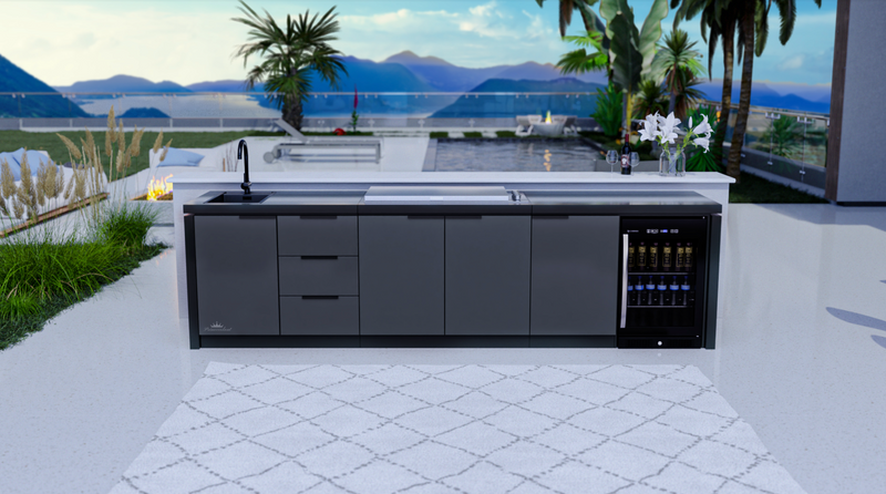 Cabinex Premium Outdoor Kitchen Proline Flat lid (Barbecue Not included)