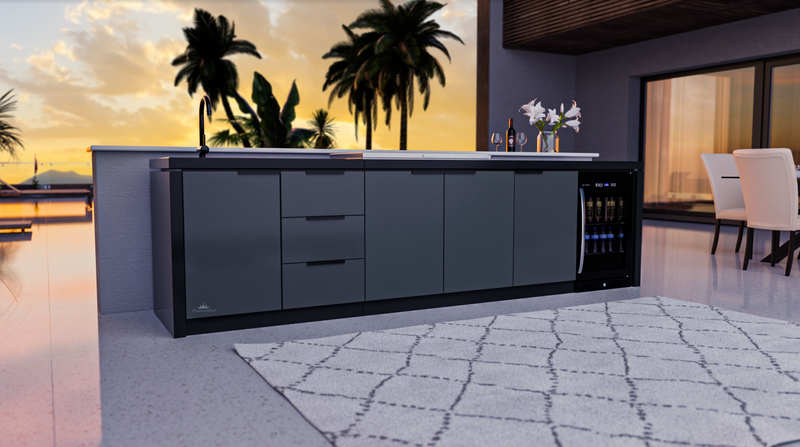 Cabinex Premium Outdoor Kitchen Proline Flat lid (Barbecue Not included)