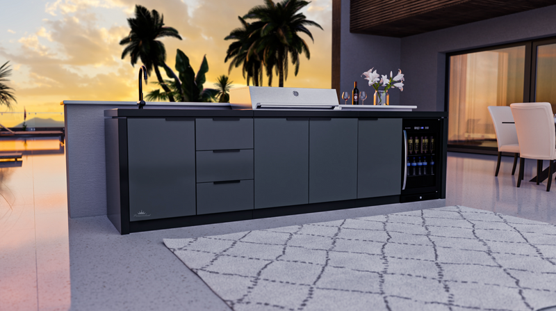 Cabinex Premium Outdoor Kitchen Proline Built-In 6 Burner BBQ Hood