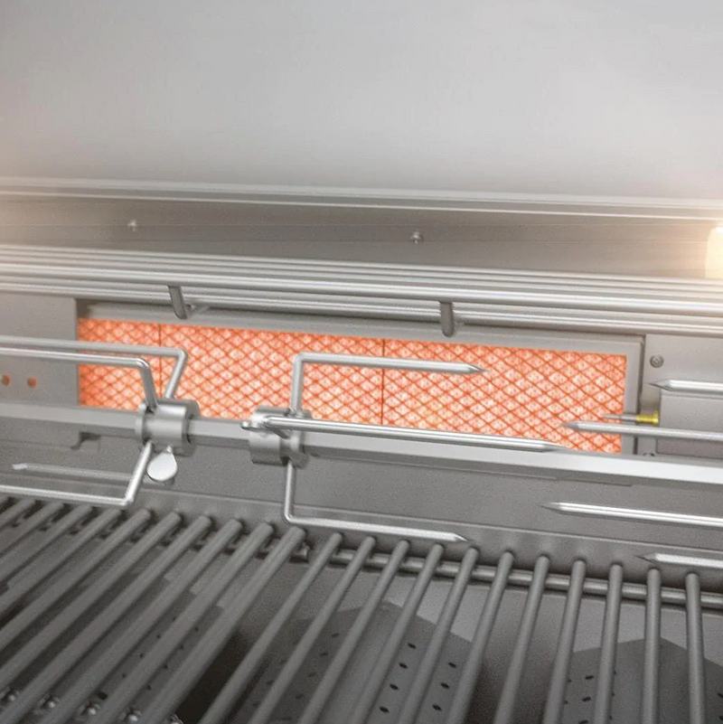 Mont Alpi Outdoor Kitchen Black, 6 Burner, Fridge, Sink and Weather Cover - 3.4m