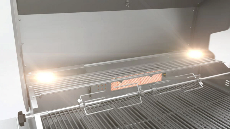 Mont Alpi Outdoor kitchen 6 Burner, Fridge and Weather Cover 2.8m