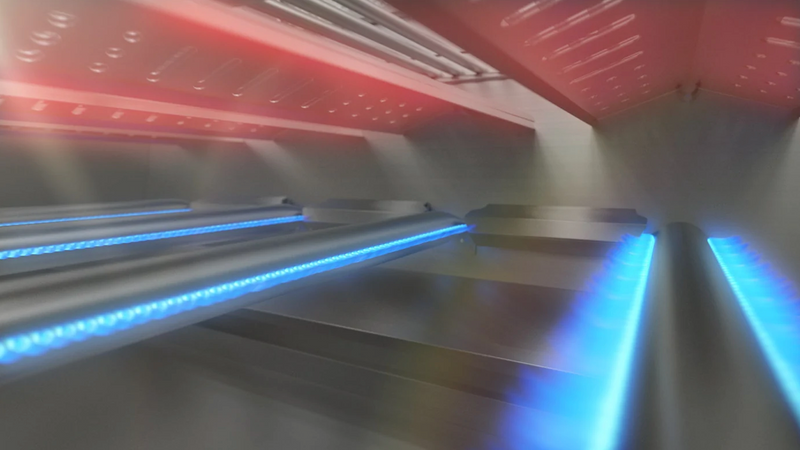 Mont Alpi L Shape Outdoor kitchen 6-burner Deluxe Island + Fridge + Weather Cover - 2.4M