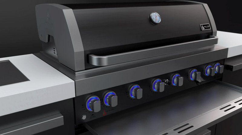 Mont Alpi Outdoor kitchen Black, Fridge and Weather Cover - 2.4m