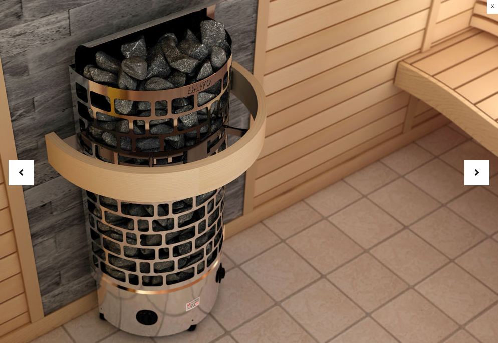 Sauna stove ARIES - Wall-mounted (including integrated controller)
