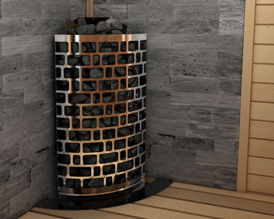 Sauna stove ARIES - Corner (including integrated controller)