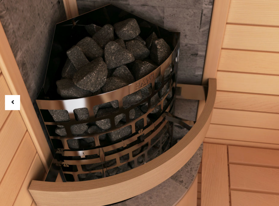 Sauna stove ARIES - Corner (including integrated controller)