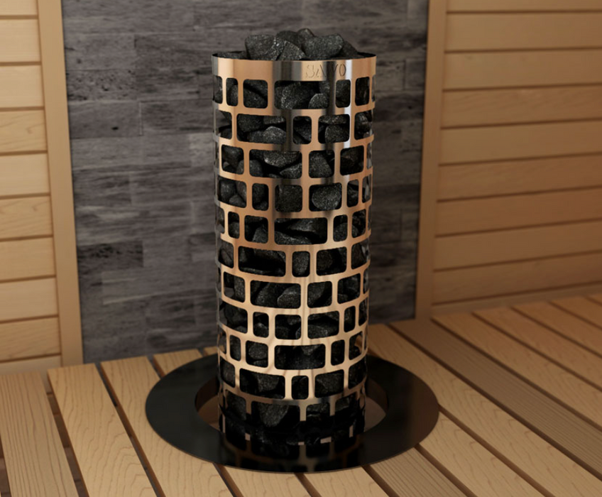 Sauna stove ARIES + Wall control panel