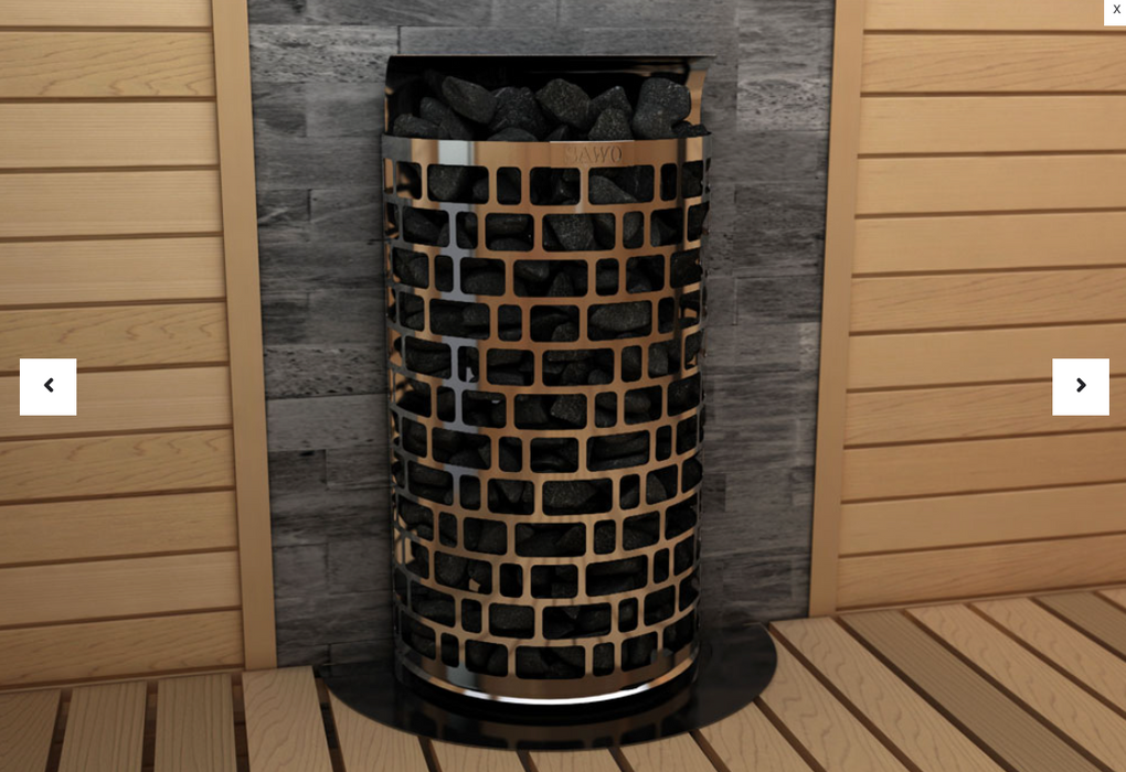 Sauna stove ARIES - Wall-mounted + Wall control panel