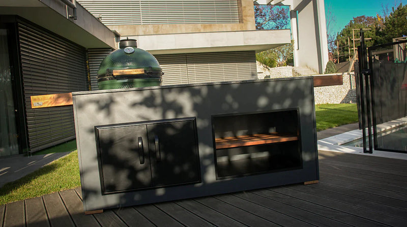Grillandia Outdoor Kitchen Beefeater Proline Roaster, Sink and Weather Cover - 2.2M