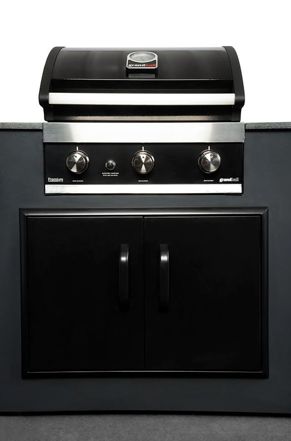 Grillandia Outdoor Kitchen Maxim G5, Big Green Egg and Weather Cover