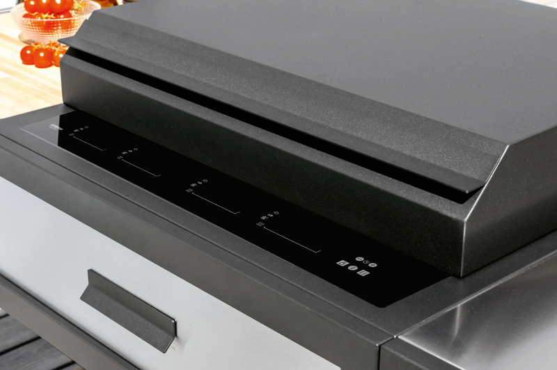 Airforce E-Cook BBQ Luxury Outdoor Cooking With a 38cm Teppanyaki Induction Hob 1.1M