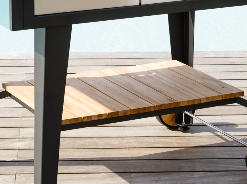 Airforce E-Cook BBQ Luxury Outdoor Cooking With a 38cm Teppanyaki Induction Hob 1.1M