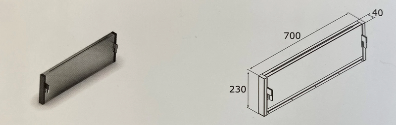 Airforce E-Cook Knife Holder Attachement for the E-Cook BBQ's