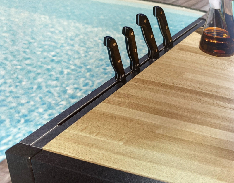 Airforce E-Cook Knife Holder Attachement for the E-Cook BBQ's