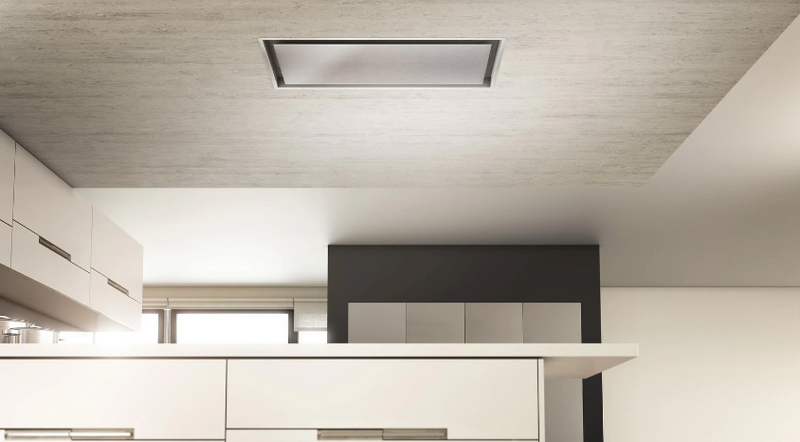 Airforce Raffaello 100cm Premium Ceiling Cooker Hood - Paintable Stainless Steel