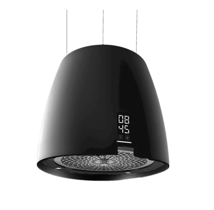 Airforce Ballerina 47.5cm Island Lamp Cooker Hood with Integra System - Black