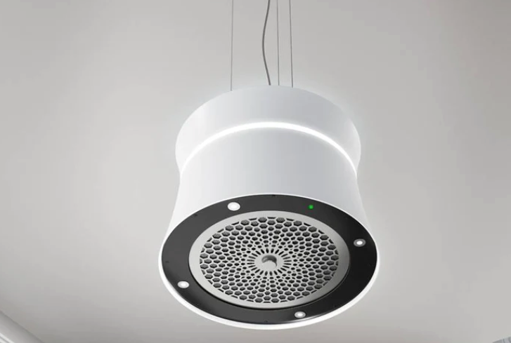 Sophie 50cm Island Lamp Cooker Hood with Integra System - White