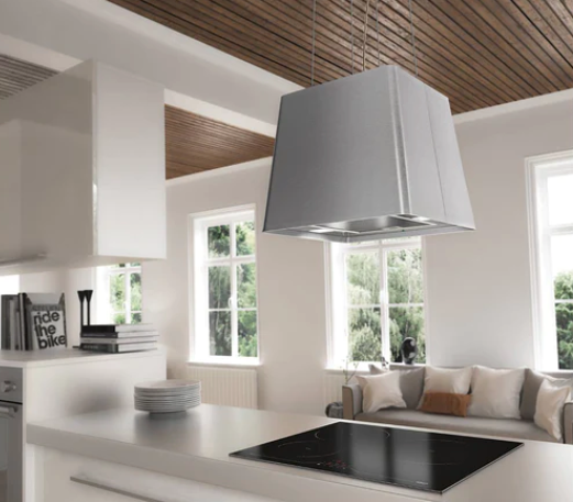 Airforce F164 45cm Island Lamp Cooker Hood with Integra System - Steel