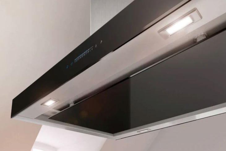 Airforce F187 90cm Island Cooker Hood - Black