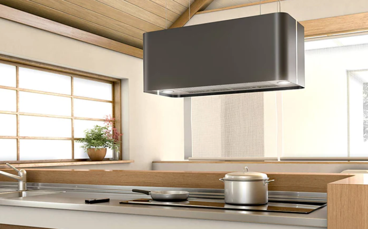 Airforce F181 XXL 70cm Premium Island Cooker Hood With Integra System - Black