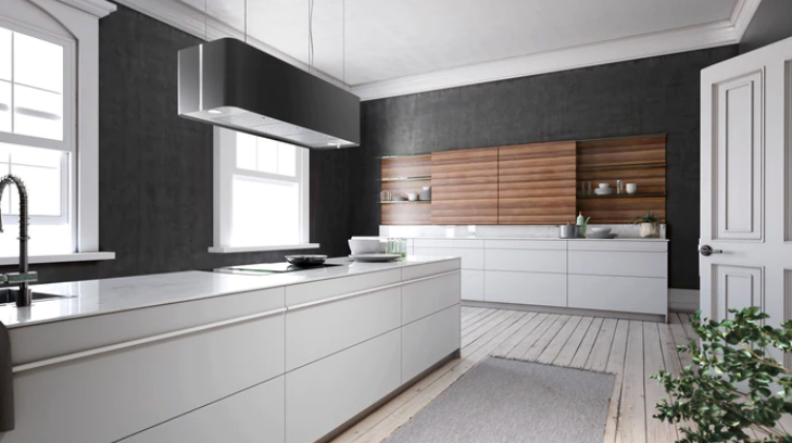 Airforce F181 XXL 100cm Premium Island Cooker Hood With Integra System - Black