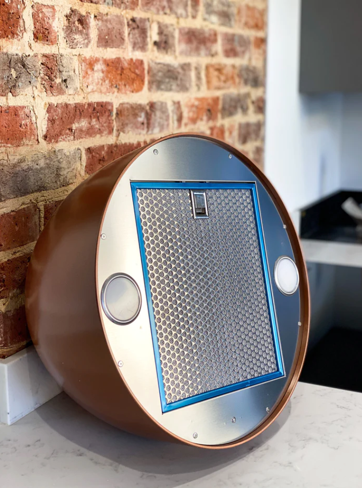 Airforce New Moon 45cm Island Cooker Hood with Integra System - Copper