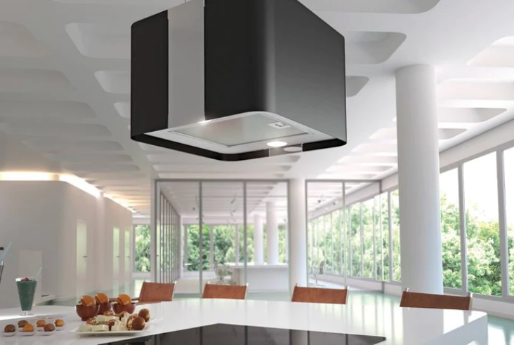 Airforce F181 45cm Premium Island Cooker Hood With Integra System - Black