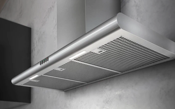 Airforce Noon Wall Mounted 90cm Cooking Hood Stainless Steel