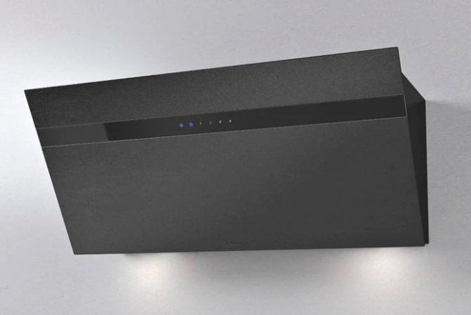 Airforce Gres V15 90cm Flat Wall Mounted Cooker Hood - Black Lime Stone