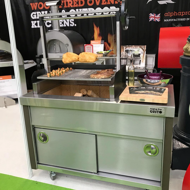 Outdoor kitchen Argentina style BBQ