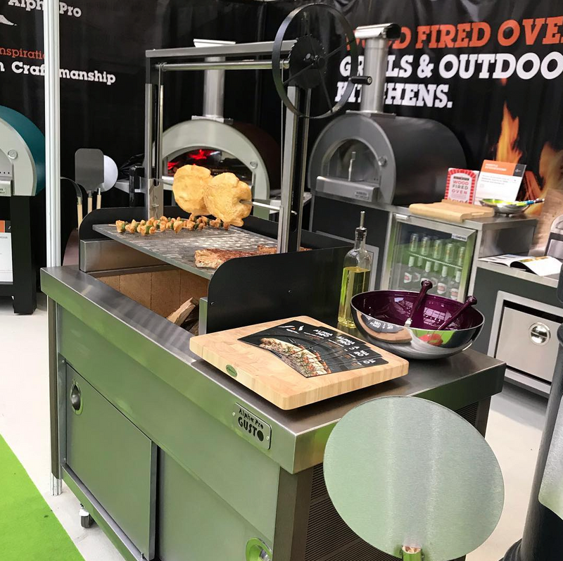 Outdoor kitchen Argentina style BBQ