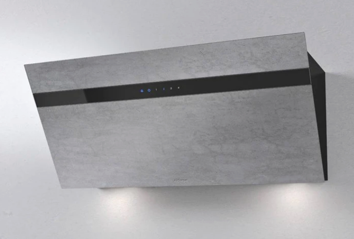 Airforce Gres V13 90cm Flat Wall Mounted Cooker Hood - Grey Stone