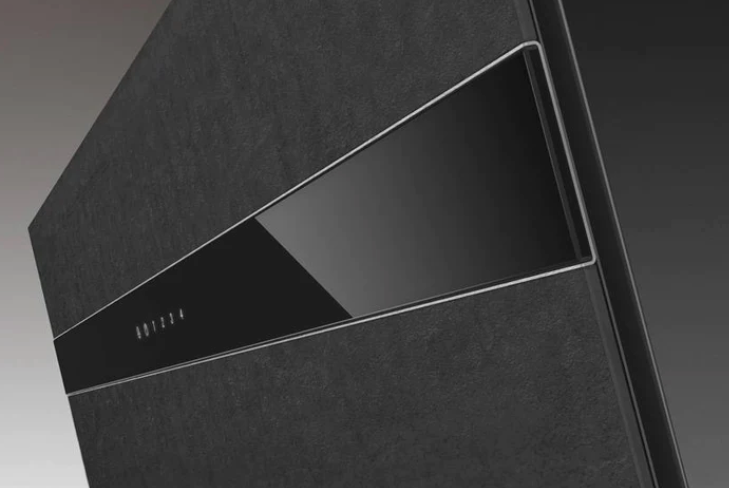 Airforce Gres V15 60cm Flat Wall Mounted Cooker Hood - Black Lime Ceramic Stone