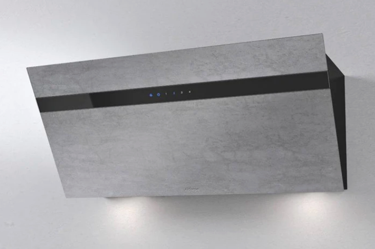 Airforce Gres V13 60cm Flat Wall Mounted Cooker Hood - Grey Ceramic Stone