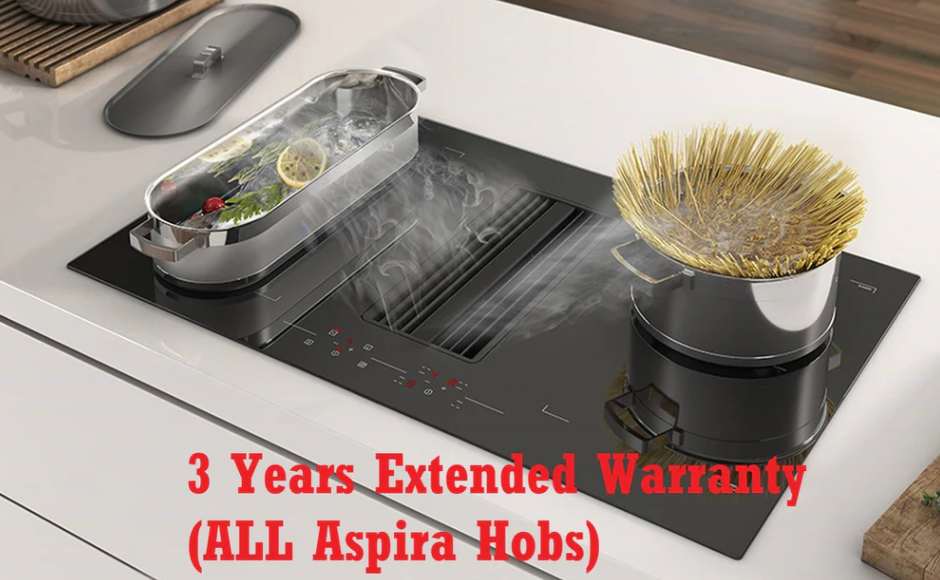 ***3 YEAR EXTENDED WARRANTY ONLY*** For:Airforce Aspira Downdraft Induction Hob - 3 Year Extended Warranty (5 Years Total)