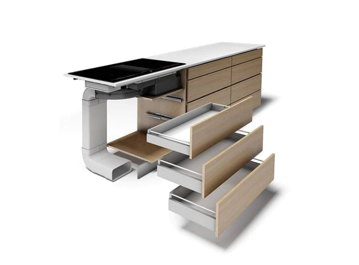 Airforce Aspira Centrale B4 On-Board 83cm Downdraft Induction Hob