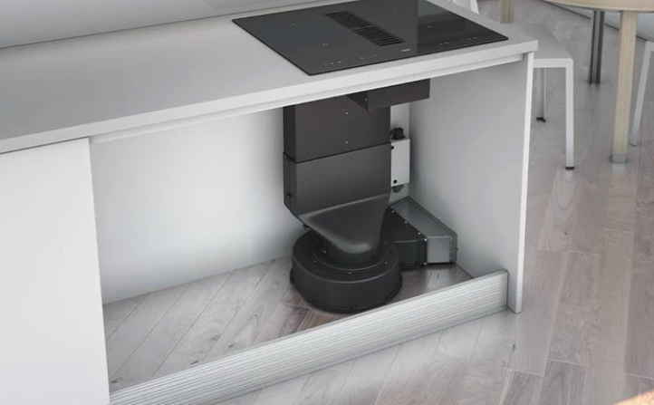 Airforce Centrale POP 86cm Induction Hob with Central Downdraft and Touch Control