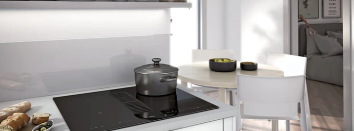 Airforce Aspira 60cm downdraft Bridgeable Touch Control Induction hob